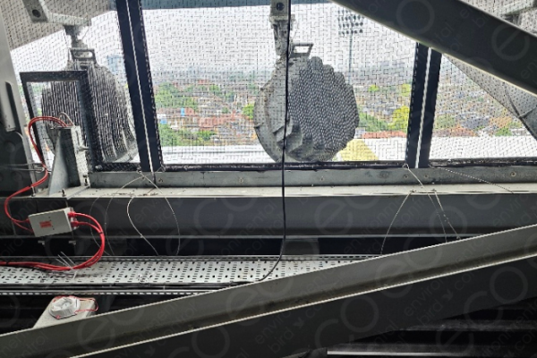 Larger Gaps in Roof Void Cover by Pigeon Netting